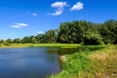 Elbe near Havelberg, Saxony-Anhalt, Germany