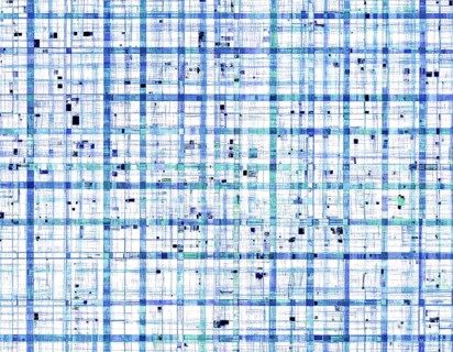Abstract creative glitch overlay texture. Geometric pixel pattern, AI generated