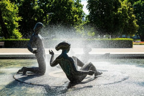 Fontána Mladost, Fountain of Youth, Fountain of Youth in the Presidential Garden at the