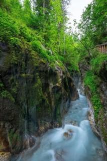 Magical Wimbach Gorge in Ramsau in Berchtesgadener Land