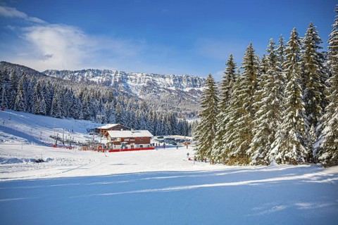 The Goetschen piste in Berchtesgadener Land, Bavaria, Germany
