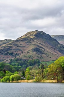 Grasmere Lake, Grasmere, Ambleside, Lake District, Westmorland, Cumbria, England, United Kingdom