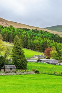 Farms in Lake District National Park, Cumbria, England, United Kingdom