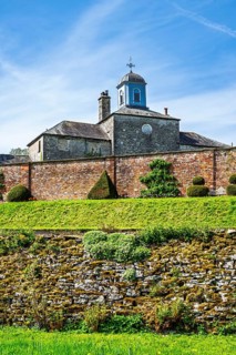 Sizergh Castle and gardens, Helsington, Cumbria, England, United Kingdom