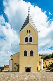 View of St Mary's Castle, Parish Church of the Nativity of the Virgin Mary, Capital of Culture
