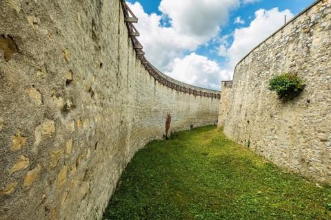 Moat of the first and second line of defence of Trencín Castle, Capital of Culture 2026, Trencín,