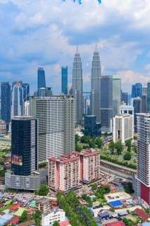 Kuala Lumpur city skyline, Malaysia, Asia
