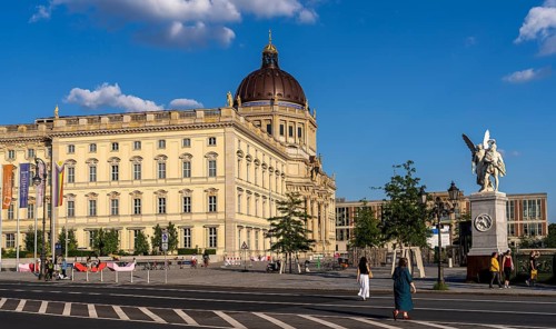 The Lustgarten with the Humboldt Forum, Berlin, Germany