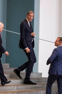 Mathias Döpfner (CEO of Axel Springer SE) after the Made for Germany investment summit at the