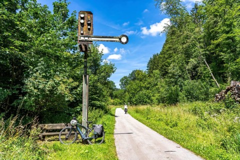 Sauerlandring cycle path, an 84 km long circular cycle path between the towns of Finnentrop,