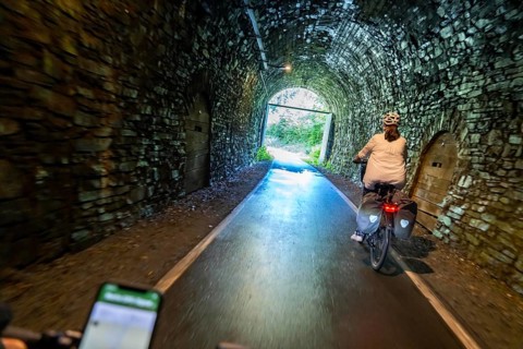 Sauerlandring cycle path, an 84 km long circular cycle path between the towns of Finnentrop,