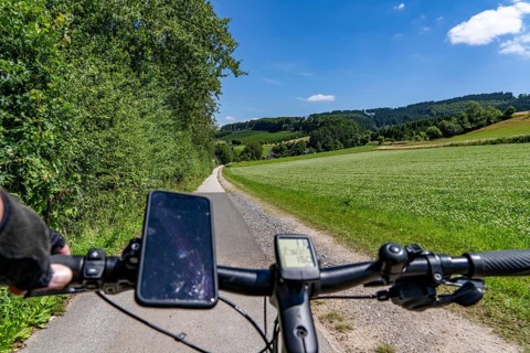 Sauerlandring cycle path, an 84 km long circular cycle path between the towns of Finnentrop,