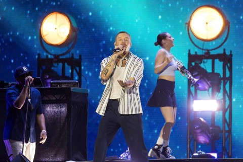 Macklemore at the Highfield Festival on Sunday, Störmthaler See, 18.08.2024