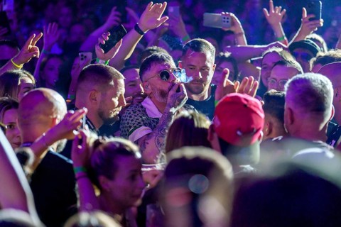 Sido live in the audience on 25 years of SIDO - The anniversary tour at the Berlin Waldbühne on 18