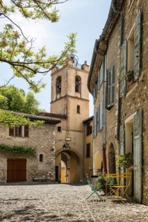 Picturesque village, Haut de Cagnes, Cagnes-sur-Mer, Provence Alpes Côte d'Azur, South of France,