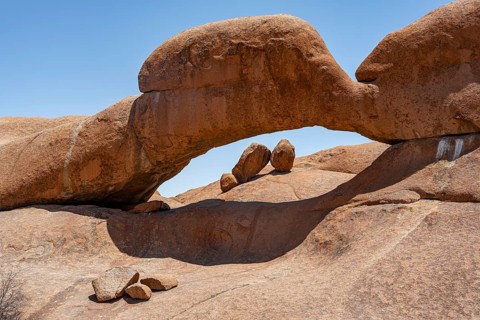 Rock arch, rock formation, Pontok Mountains, Great Spitzkoppe, Spitzkoppe, Great Spitzkoppe Nature