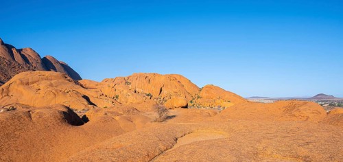 Rock formation, Pontok Mountains, Great Spitzkoppe, Spitzkoppe, Great Spitzkoppe Nature Reserve,