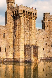 Bodiam Castle is located in East Sussex near the River Rother. It has long been one of England's