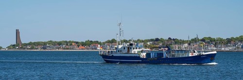 Naval memorial, beach, ship, Laboe, Baltic seaside resort, fjord, Baltic Sea, North Frisia,