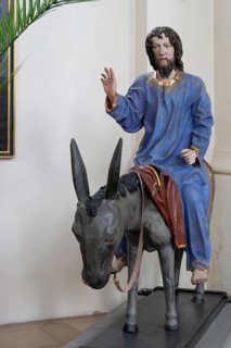 Palmesel, around 1490, St John's parish church, Biberacher Str. 6, Ummendorf, Biberach district,