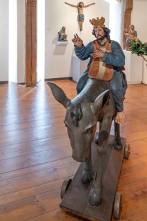 Baroque palm donkey, around 1700, Museum im Kornhaus, Hauptstr. 40, Bad forest lake,
