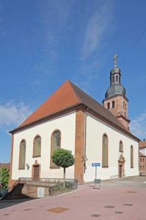Baroque Luther Church built in 1758, Pirmasens, Rhineland-Palatinate, Germany