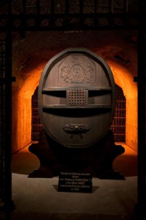 Oak barrel, gift from Napoleon I, cellar, champagne cellar of Moët & Chandon, Les Caves Moët &
