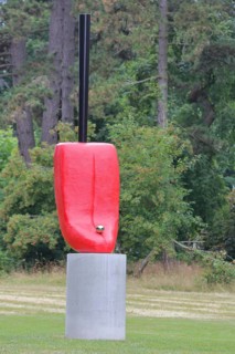 Sculpture Slip of the Tongue by Alexandra Bircken 2020, Blickachsen 14, modern art, tongue, tongue