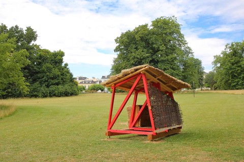 Art installation Chapel for Bad Homburg Park Philosophies by Olaf Holzapfel, 2025, Blickachsen 14,