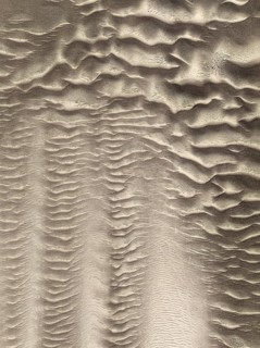 Patterns in the sand of the Namib Desert. Aerial view. Drone shot. Skeleton Coast National Park,