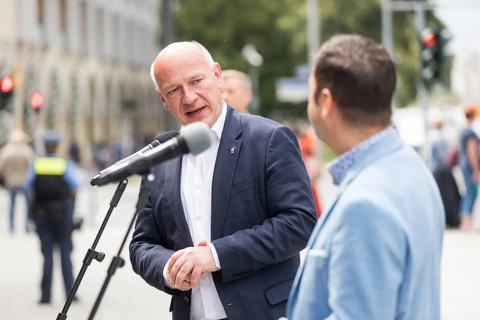 Kai Wegner (Governing Mayor of Berlin) and Florian Winkler-Schwarz, Managing Director of the