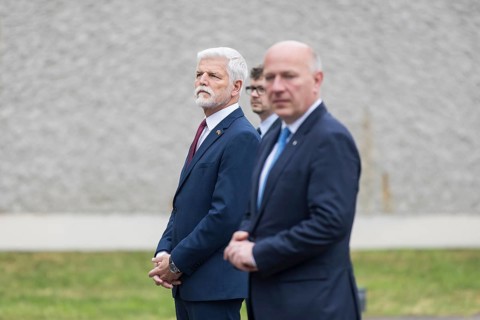 Petr Pavel (President of the Czech Republic) and Kai Wegner (Governing Mayor of Berlin) during a