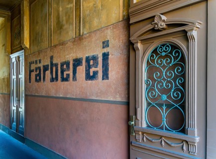 Historic passageway to the backyard, Friedrich-Ebert-Straße, Potsdam, Brandenburg, Germany