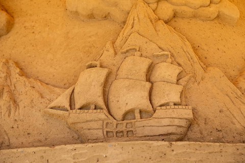 Detail, Sinbad the Sailor by Tsagaan Munk Erdene and Uuganaa Enkhtaivan from Mongolia, Sandwelt,