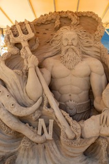 Poseidon, the god of the sea by Zsolt M.Toth from Hungary, Sandwelt, Warnemünde, Rostock,