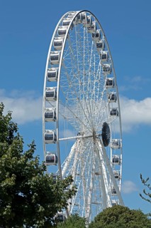 Ferris wheel, Warnemünde, Rostock, Mecklenburg-Vorpommern, Germany