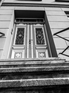 House entrance door, Mecklenburg-Western Pomerania, Germany