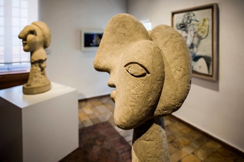 Sculpture, artist Pablo Picasso, Musée Picasso, Antibes, Provence Alpes Côte d'Azur, South of