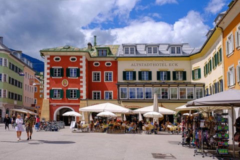 Main square, Lienz, East Tyrol, Austria