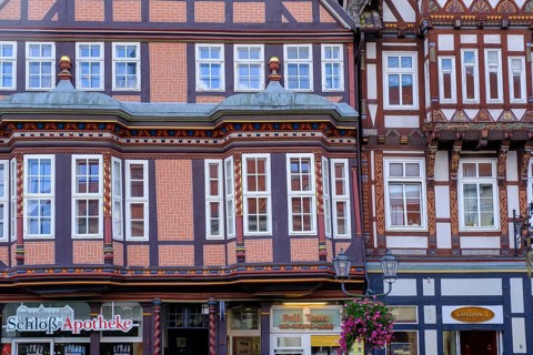 Celle Stechbahn, half-timbered houses, Celle, Celle, Lüneburg Heath, Lower Saxony, Germany