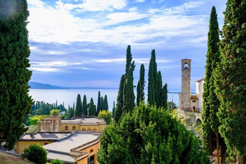 Gardone Riviera, on Lake Garda, Lombardy, Italy