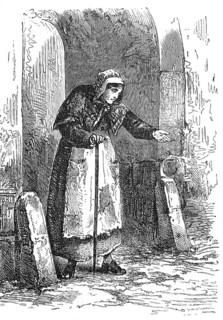 The cane and its use, as a begging stick, begging stick, 1888, Historical, digitally enhanced