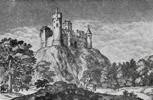 Burgstall Altenkünsberg, also called Kindesberg, an abandoned castle in the district of Neuhof near