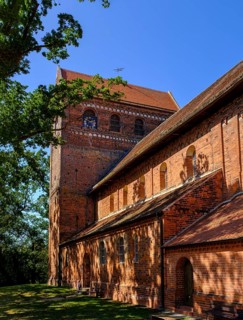 Church of St Mary and Willebrord, Otto von Bismarck's baptistery, Schönhausen an der Elbe,