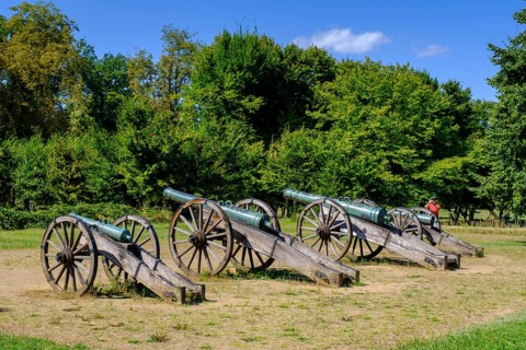 Cannons, Schönhausen an der Elbe, Saxony-Anhalt, Germany