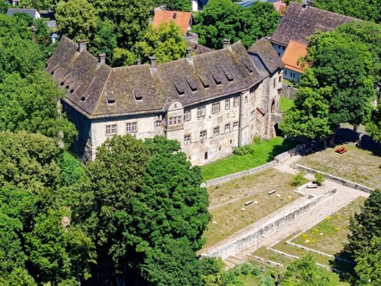 Dringenberg Castle is a medieval hilltop castle in Dringenberg in the district of Höxter. It was
