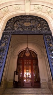 Salta colonial architecture and Central Plaza of 9 of July Plaza 9 De Julio in historic city center