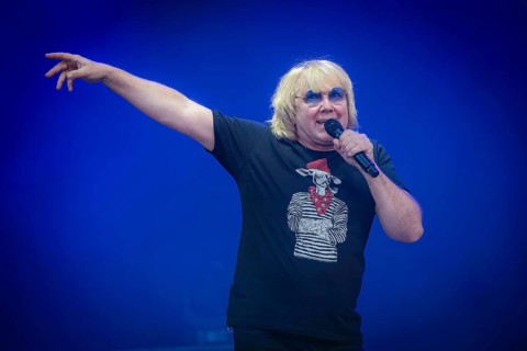 Tobias Künzel, singer of the band Die Prinzen at the Berliner Rundfunk 91.4 Open Air in the Berlin