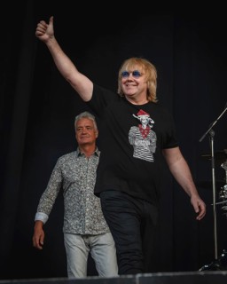 Tobias Künzel, singer of the band Die Prinzen at the Berliner Rundfunk 91.4 Open Air in the Berlin