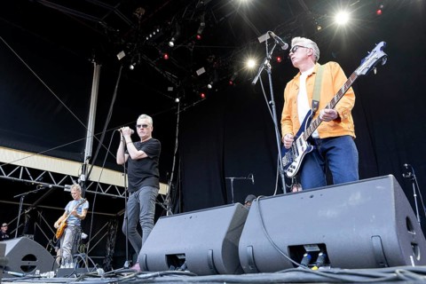 The Undertones, punk rock band, Northern Ireland, open air at the Citadel Music Festival, 04.07